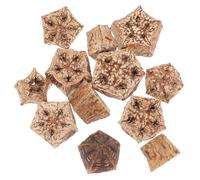 SOIMISS 12pcs Parrot Chew Natural Foraging Fruits Blocks Healthy Bird Biting for Macaw Cockatiel Conure to Boredom and Encourage Pecking Behavior