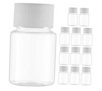 SOIMISS 12pcs Plastic Empty Bottles Caps for Medicine Dispensing Bottles for Toiletry and Pill Storage
