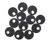 SOIMISS 12PCS Round Wire Grommet Cable Organizer Durable Covers for Desk Cord Management Easy Installation Compatible with Wires for Offices and Studies