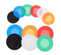SOIMISS 12pcs Silicone Stethoscope Protective Covers Set Diaphragm Bell Sleeves with Ear Comfort Irritation Replacement Parts for Healthcare Professionals Multi Color