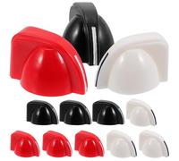 SOIMISS 12pcs Volume Amplifier Knobs for Electric Guitars and Bass, Plastic Potentiometer Caps with Chicken Head Pointer Design, Assorted Colour Replacement Parts for Control Effects