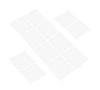 SOIMISS 12pcs White Pet Light Diffusing Sheet for LED Strip and Flashlight, Adhesive LED Light Diffuser Film that Eliminates Harsh Glare and Balances Brightness, for Photography Studio