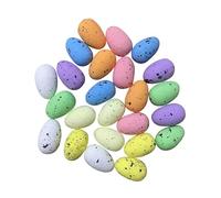 SOIMISS 150 Pcs Artificial Quail Egg Colorful Fake Bird Mini Foam Easter Eggs for Crafts Spring Home Party Tree Decoration Photography Prop Kid Hunt Basket Filler Display Ornament (Random Color)