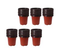 SOIMISS 150pcs 100mm Two-tone Plastic Flower Pots, Uv-resistant Gardening Planters for Seedlings and Balcony Plants, Decorative Bulk Plant Containers for Indoor and Outdoor Use