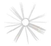 SOIMISS 150pcs Card Nails Fan Shape Nail Practice Tips for Salon Display and Gel Polish