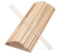 SOIMISS 150pcs Wooden Strips Wood Dowels Wood Sticks for Crafts Unfinished Design Easy to Shape for Painting and Decorating Experienced Crafters and Beginners