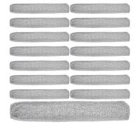 SOIMISS 15pcs Reusable Retractable Crevice Duster Replacement Cloth Flannel Material, Telescopic Gap Dust Duster Refills under Furniture and Bed, Removable Dusting Sleeves