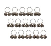 SOIMISS 15pcs Small Pet Collar Bells Set with Iron Rings, Mini Metal Pendant Charms for Cats and Dogs, Sturdy Cast Iron Bells for Daily Wear and Pet Training