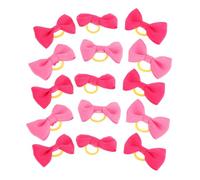 SOIMISS 16pcs Cute Hair Accessories for Dogs Cats Pet Bows Bowknot Hair Ties Comfortable Pet Grooming Stylish Ponytail Bow for Puppies Kittens