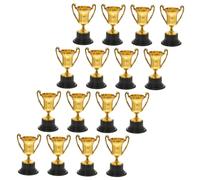 SOIMISS 16Pcs Mini Trophy for Plastic Award Trophies for Competitions Game Props Party Favors and Classroom Rewards Encourages Learning and Participation