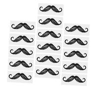 SOIMISS 16pcs Nose Hair Removal Waxing Kit with Mustache Styling Stickers, Depilation Accessories for Men and Women, Protective Non-sticky Nose Waxing Strips for Facial Hair Removal