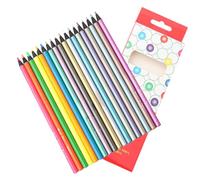 SOIMISS 18pcs Colored Pencils Metallic Fluorescent Graffiti Drawing Pencils for Artists Lightweight Art Supplies for Sketching Coloring and Crafting Suitable for Adults and Gifts