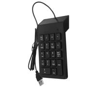 SOIMISS 19-key Usb Wired Number Pad Numeric Keypad for Laptop Financial Accounting Portable Usb Number Keyboard Accessory