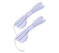 SOIMISS 1Pair LED Flashing Shoelaces Light Up Shoestrings for Christmas Party Cycling Dancing Hiking Running Modes White