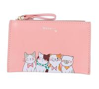 SOIMISS 1pc Cartoon Cat Pu Wallet Cute Change Purse for and Cards and Easy to Clean for Everyday Use and Outdoor Storage