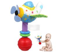 SOIMISS 1Pc Hand Bell for Newborns Educational Hearing Training Rattle Unique Airplane Design Sensory Plaything for Development and Parent Interaction