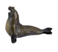 SOIMISS 1pc Realistic Life Model Elephant Seal Educational for Light Brown Animal Ornament for Home Garden Decoration Cognitive Learning Aid