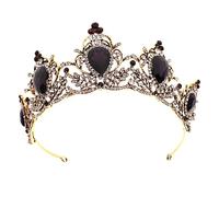 SOIMISS 1pc Vintage Purple Crystal Crown Headband Alloy Diamond Tiara for Weddings Parties and Special Occasions Elegant Hair Accessories for Brides and Celebrations