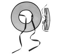 SOIMISS 1pcs Mesh Hat with Veil Black Chinese Sun Hat Classic Ancient Chivalrous Style Polyester Hollow Mesh Design Breathability Martial Arts for Themed Parties 16.14x16.14x0.20in