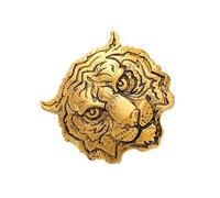 SOIMISS 1pcs Tiger Badge Elegant Antique Creative Zinc Alloy Tiger Lapel Pin Decorative Accessory for Thanksgiving Day and Christmas
