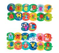 SOIMISS 1Set English Letter Matching Adorable Puzzle Cards for Spelling Games Learning Flashcards and Early Education Activities Interactive Parent Learning Game for Boys
