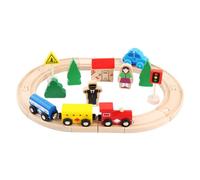 SOIMISS 1Set Puzzle Train Set Educational Plaything for Develops Fine Motor Skills Cognitive Abilities for Parent Interaction Unique Railway for Ages
