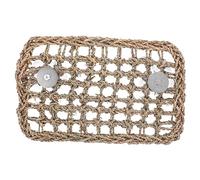SOIMISS 1Set Rabbit Chewing Wear Resistant Molar Mat for Bunnies for Indoor Play and Foraging Includes Natural Grass Mat with Accessories for Pet Wellness