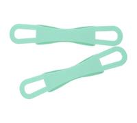 SOIMISS 1set Soft Silicone Hand Strap for 4.7-8 Inch Tablets and Ereaders, Lightweight Flexible and Adjustable Grip Holder in Green for Airplane Travel and Daily Commutes 2pcs