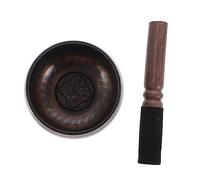 SOIMISS 1Set Sound Bowl Meditation Bowl with Simple Wooden Rod Lightweight Portable for Mindfulness Relaxation Craftsmanship