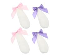 SOIMISS 2 Pairs Bunny Ear Hair Clips Made of Soft Artificial Plush and Cloth, Cute Bunny-shaped Hair Accessories, for Cosplay Events and Halloween Parties