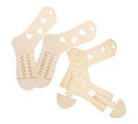 SOIMISS 2 Pairs Wood Sock Blockers DIY Knitting Models Thin Stocking Display Molds for Hand Knit Socks Smooth Surface Craft Tools for Crochet and Knitting Enthusiasts