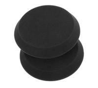 SOIMISS 2 Pcs Black Angled Edge Waxing Pads Cotton Sponge for Car Furniture Chalk Paint Buffing and Polishing Versatile Application for Vehicles and Boats
