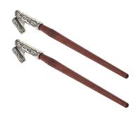 SOIMISS 2 Pcs Ergonomic Oblique Nib Dip Pen Handle Inclined Rods for Calligraphy Lettering Cartooning Sketching Lightweight Portable Dip Pen Supplies for Beginners Artists Students