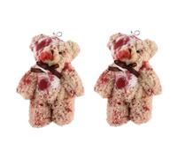 SOIMISS 2 Pcs Halloween Bear Keychain Key Pendant Bag Pendant Holder for Kids Friends