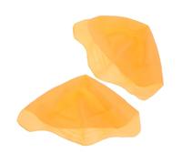 SOIMISS 2 Pcs Latex Makeup Bald Caps Soft Stretchy Fake Bald Head Covers for Adults Men Women Comfortable Fit Wrinkled Scalp Wigs for Halloween Costume Cosplay Parties