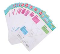 SOIMISS 2 Sets Pull-String Geometric Solids Paper Models for Classroom Math Teaching - 16 Types 3D Geometry Shapes Manipulative Set for Learning Geometry