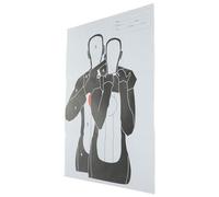 SOIMISS 2 Sheets Halloween Head and Chest Ring Target Paper 17.7x12.6 Inch | Adhesive Reusable Paper Sheet, Highly Visible Scoring Zones, for Throwing Darts Outdoors Practice