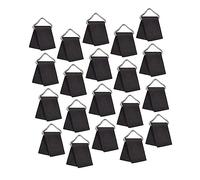 SOIMISS 20 Sets Metal Triangle Rings for Trampoline Durable V Shaped Buckles with Webbing Crack Resistant Design for Secure Mat Trampoline Accessories for Outdoor Use