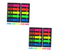 SOIMISS 20 Sets Re Stickable Arrow Shaped Page Markers Index Stickers for Book Organization Student Stationery and Reading Accessories Convenient for Annotating and Marking Pages