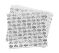 SOIMISS 20 Sheets Self Adhesive Qc Passed Labels Tamper Evident Security Stickers for Electronics Packaging Document Sealing Quality Control Verification