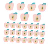 SOIMISS 200pcs Apple Clay Craft Beads Spacer Beads for Jewelry Fruit Charm Bracelet for Bracelets Fruit Charms for Hand Food Pendant