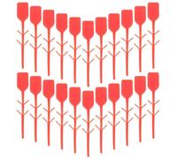 SOIMISS 200pcs Fire Extinguisher Pin Seals Plastic Safety Tags for Fire Equipment Lock Pins Compatible with Various Extinguishers Easy Identification Red Color