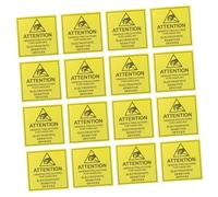 SOIMISS 200pcs Self Adhesive Static Warning Labels Reflective Safety Stickers for High Voltage Electrostatic Areas Material for Electronic Equipment Protection