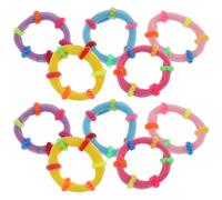 SOIMISS 200pcs Small Size Seamless Elastic Hair Bands, High Elasticity Polyester Ponytail Holders with Soft Stretch for Daily Hairstyles and Tie Hair Accessories