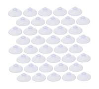 SOIMISS 200pcs Small Suction Cups for Glass Tabletop Slip Sucker Pads for Windows Mirrors Smooth Surfaces Reusable Hanger Pads for Home Office Organization