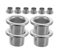 SOIMISS 20pcs 9x9mm Drum Vent Air Hole Replacement for Snare Drum Bass Kit Metal Accessories Percussion Musical Instrument Gear