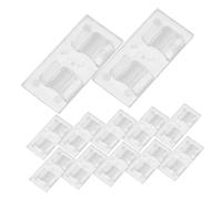 SOIMISS 20pcs Adhesive Wire Clips Cord Wall Clip Cord Organizer Self Adhesive Wire Organizer Cables Management Transparent