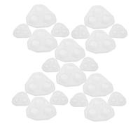 SOIMISS 20PCS Diamond Shape Silicone Resin Art Molds Durable Flexible DIY Craft Moulds for Jewelry Ornaments Home Decor Epoxy Casting Small and Large Gems