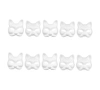 SOIMISS 20Pcs DIY Unpainted Animal Masquerade Masks Paper Blank Paintable Masks for Halloween Parties Theatrical Performances
