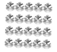 SOIMISS 20pcs Electrolytic Corner Guards for Large Toolboxes and Aluminum Cases Edge Protectors with Precision Fit Reinforced Corners for Travel and Cargo Transport Compatible with Various